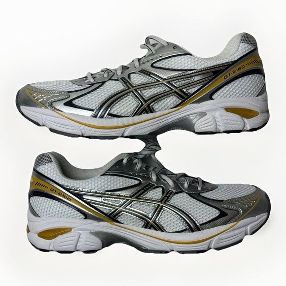 Size 10 - ASICS GT 2160 Pure Silver Yellow NEW NO BOX - Picture 1 of 7